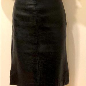 Leather skirt